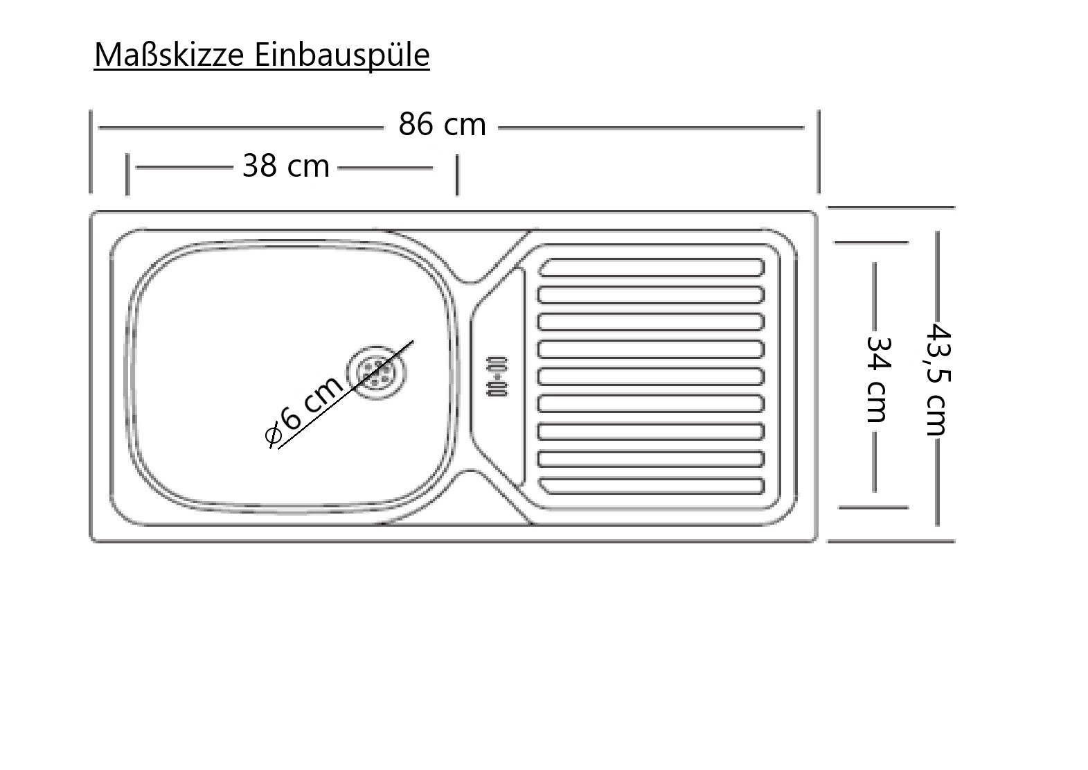 Einbauküche Detroit mit Kühlschrank | Hochglanz-Weiß | Wotan-Eiche | 300 cm | inkl. Geräte